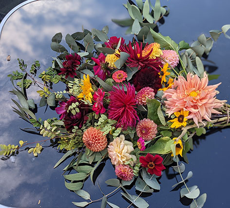 large sheaf bouquet